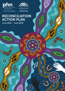 Artwork by Dixon Patten, a proud Yorta Yorta and Gunnai man, and the team at Bayila Creative.
