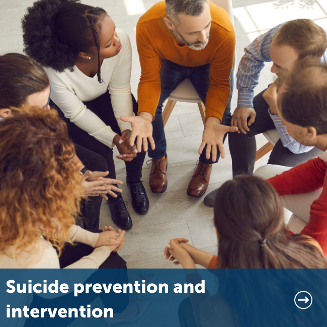 Suicide prevention tile