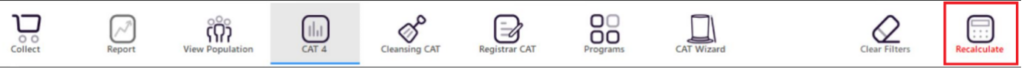 Screenshot of Pen CAT software.