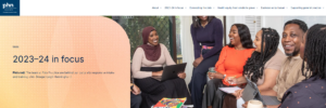 Like last year, NWMPHN's 2024 annual report is an online publication, containing videos and animations as well as text.