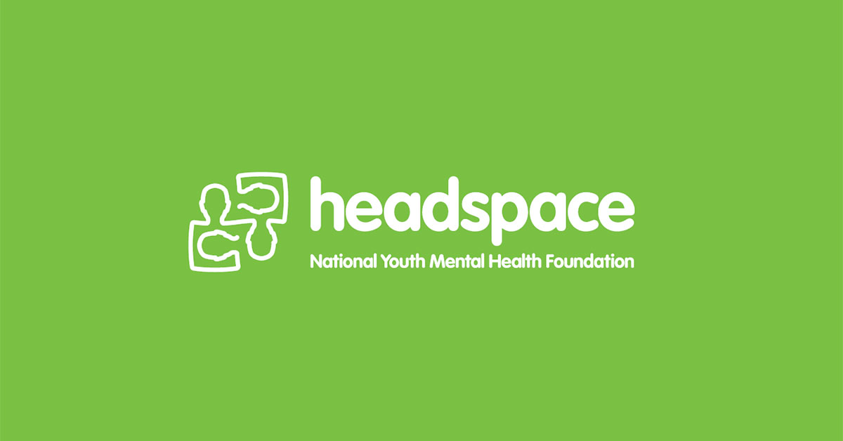 A logo for headspace National Youth Mental Health Foundation
